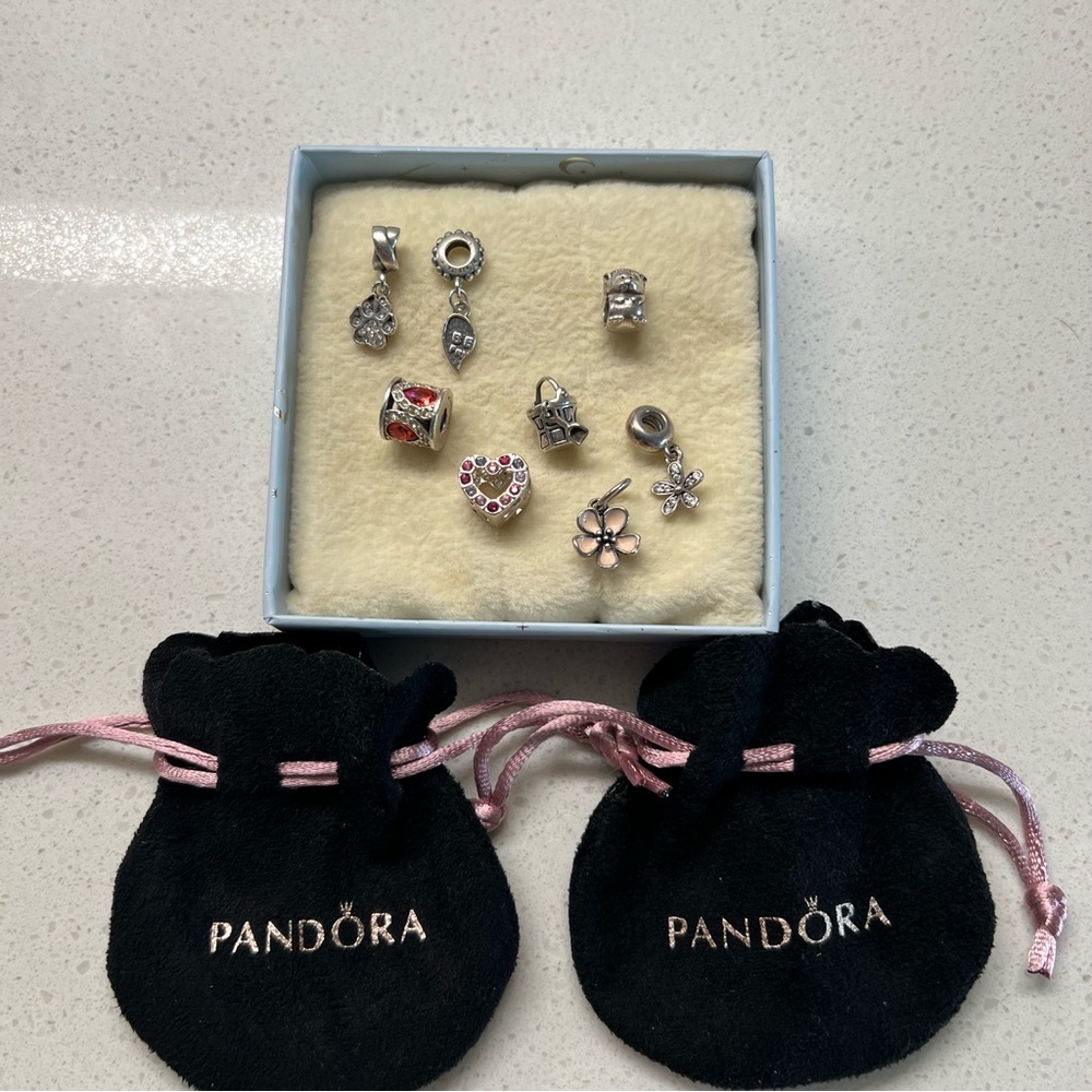 8 100% authentic charms